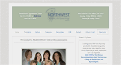 Desktop Screenshot of northwestobgyn.net